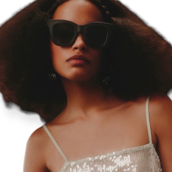 QUAY After Hours Sunglasses Matte Black Frame Smoke Lens Square NWT - Picture 7 of 10